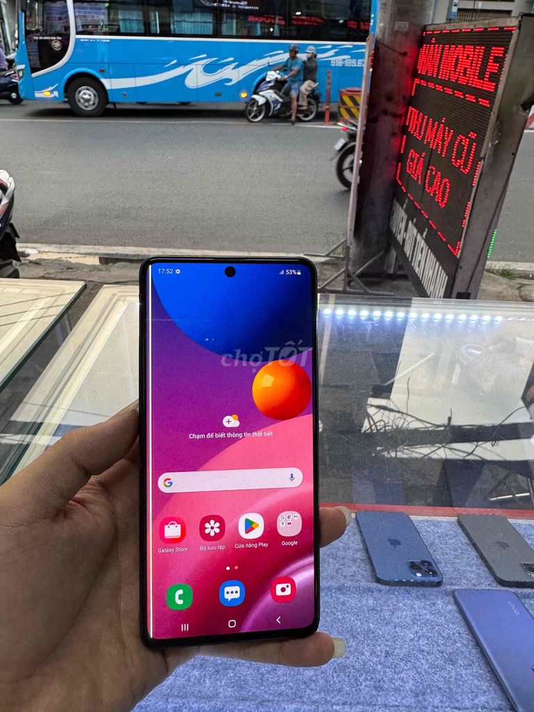 Samsung Galaxy M51 Đen màn zin sọc. Mua bán Điện thoại tại Quận 8 Tp Hồ Chí Minh được đăng bởi Hân Mobile hình 1