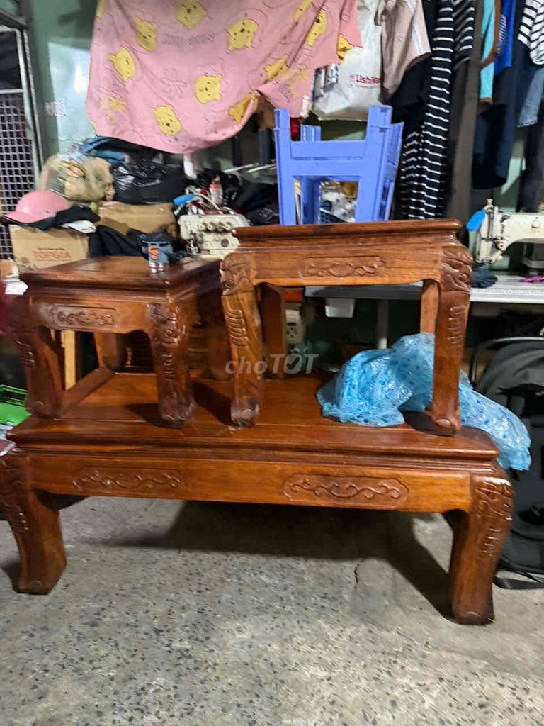 Bộ bàn ghế gỗ căm xe 6 món Tay 10 Mới. Mua bán Bàn ghế tại Huyện Hóc Môn Tp Hồ Chí Minh được đăng bởi Trinh Trần hình 1