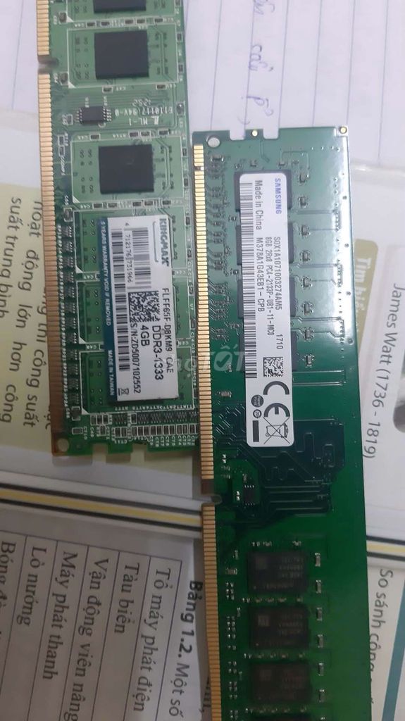 RAM Samsung M378A1G43EB1-CPB 8GB DDR4. Mua bán Linh kiện (RAM, Card...) tại Huyện Thái Thụy Thái Bình được đăng bởi xzcưd hình 1