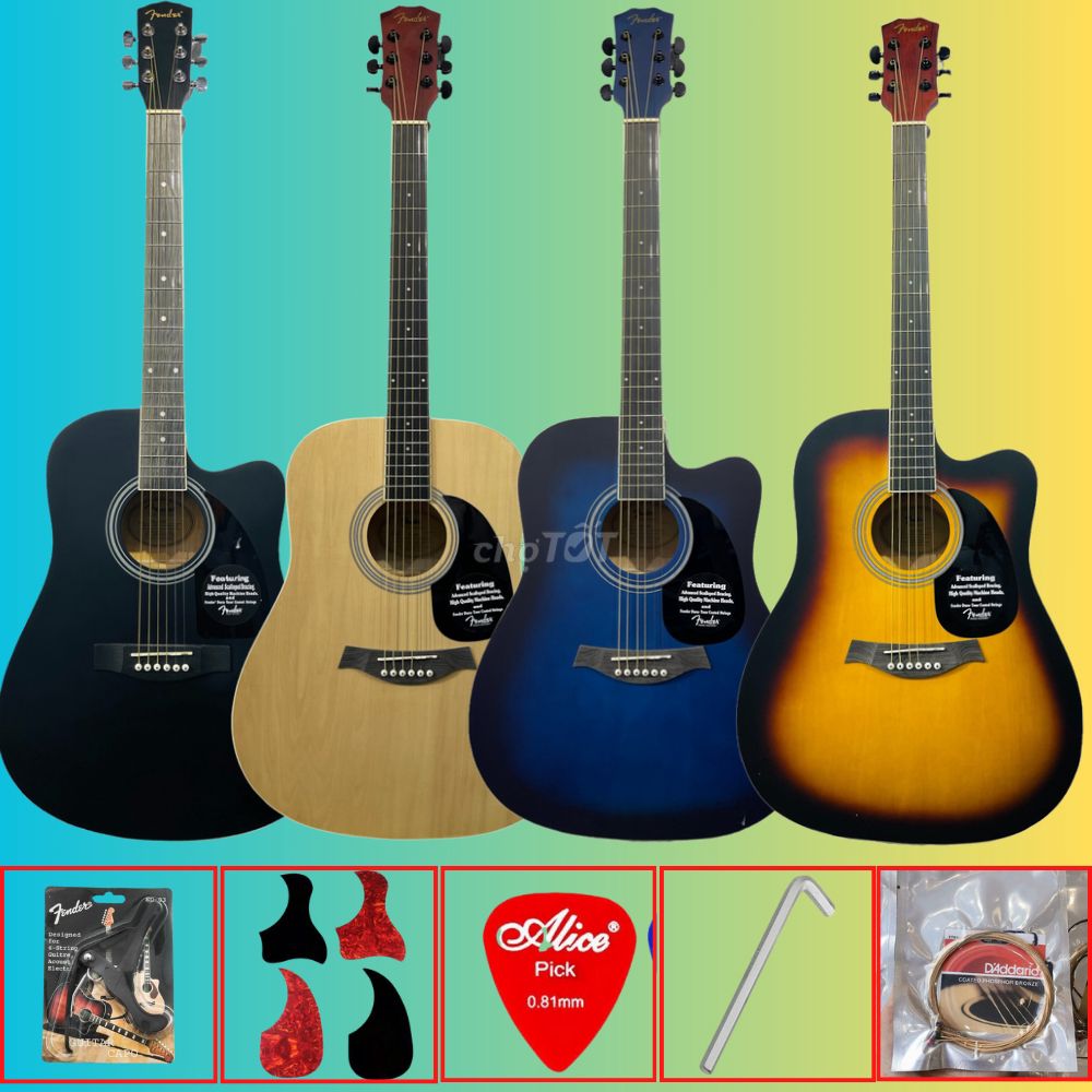 Đàn Guitar Acoustic Fender CD 60+ Phụ kiện