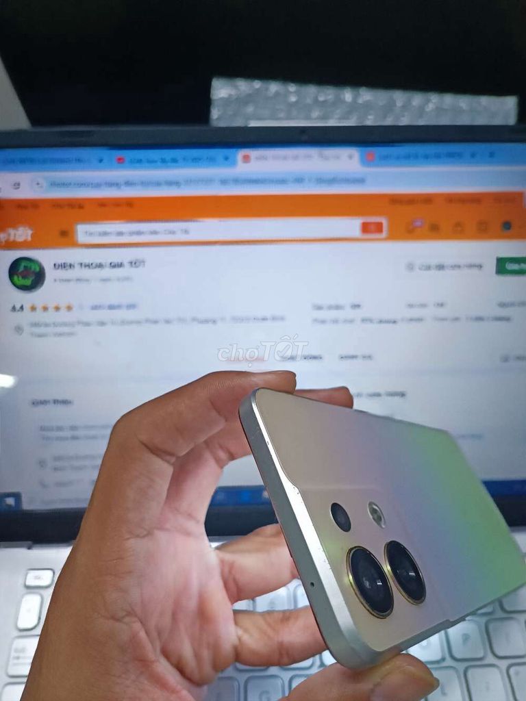 OPPO RENO 8 5G 8GB.256GB DIMENSITY 1300 PIN 4500. Mua bán Điện thoại tại Quận Bình Thạnh Tp Hồ Chí Minh được đăng bởi Dân Mobile hình 5