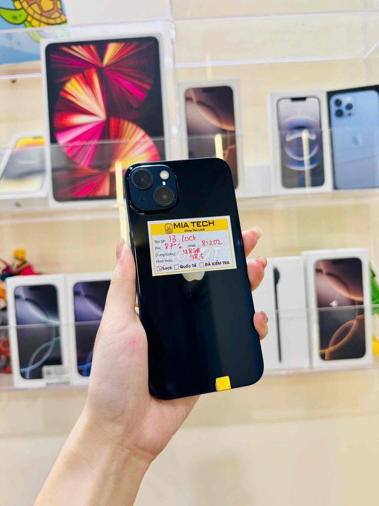 Apple iPhone 13 Lock 128GB Xanh 98,5%. Mua bán Điện thoại tại Quận Ba Đình Hà Nội được đăng bởi Huy Trần hình 1