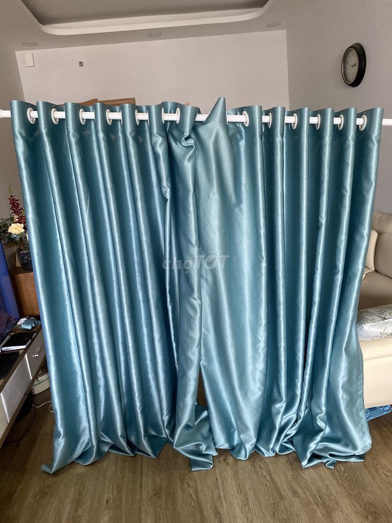 Rèm cửa Vải Xanh ngọc 2m x 2m. Mua bán Nội thất, đồ gia dụng khác tại Thành phố Nha Trang Khánh Hòa được đăng bởi Nguyễn Hoàng Hậu hình 1