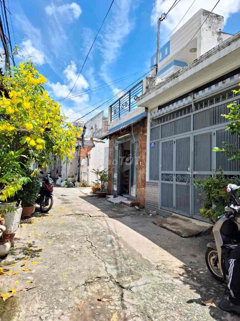 Дом Nguyễn Văn Quá 90м(4,2x20), переулок для авто, SHR всего 54 млн/м ... Конкурентоспособно