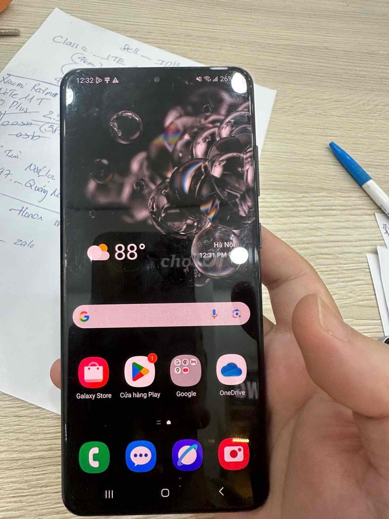 S20 Ultra 5G 12/128GB Đen Mỹ chip Snap Zin All. Mua bán Điện thoại tại Quận 3 Tp Hồ Chí Minh được đăng bởi Hạnh Tech hình 1