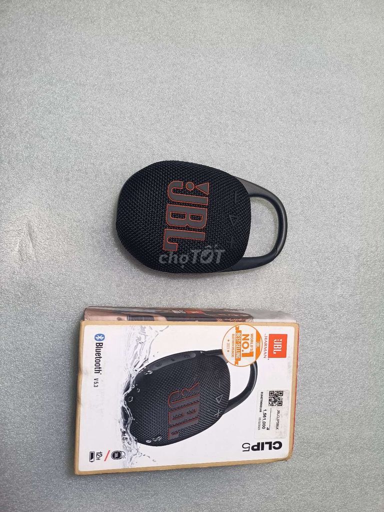 Loa Bluetooth JBL Clip 5 Đen mới 99%. Mua bán Tivi, Âm thanh tại Thành phố Biên Hòa Đồng Nai được đăng bởi nobita hình 1