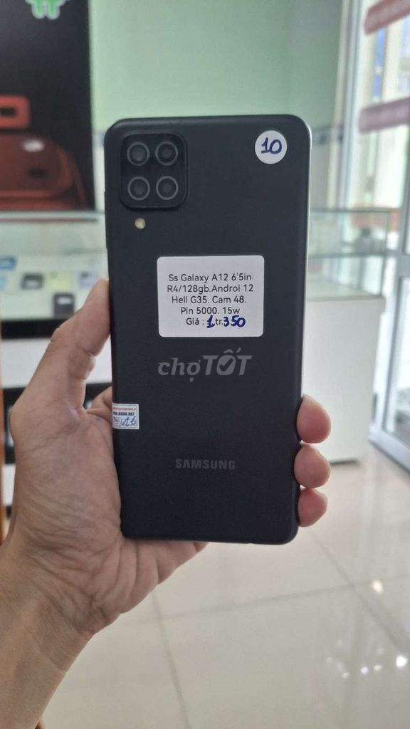 Samsung Galaxy A12 128GB Xanh Like New. Mua bán Điện thoại tại Thành phố Thủ Dầu Một Bình Dương được đăng bởi TTMobileBD hình 1