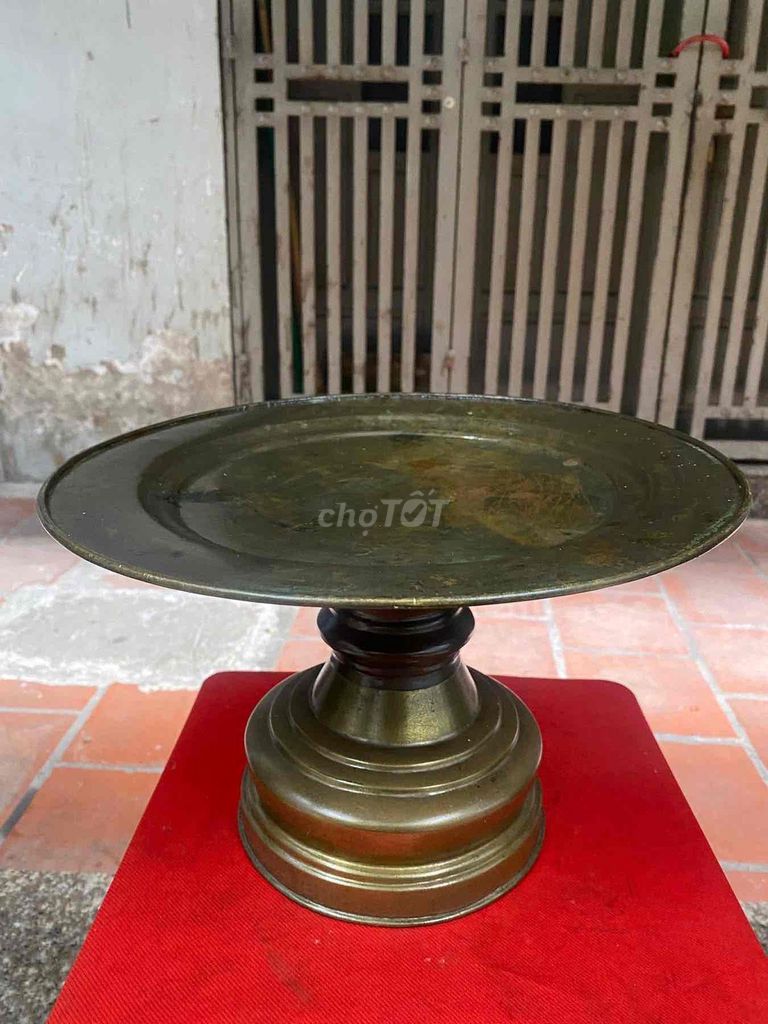 Mâm bồng Đồng cổ xưa đk miệng 33cm. Mua bán Đồ sưu tầm, đồ cổ tại Huyện Dầu Tiếng Bình Dương được đăng bởi lê cường hình 1