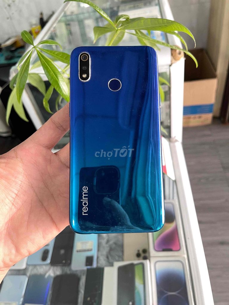 Realme 3 32GB Xanh. Mua bán Điện thoại tại Thị xã Phú Mỹ Bà Rịa - Vũng Tàu được đăng bởi Nguyễn Anh hình 1