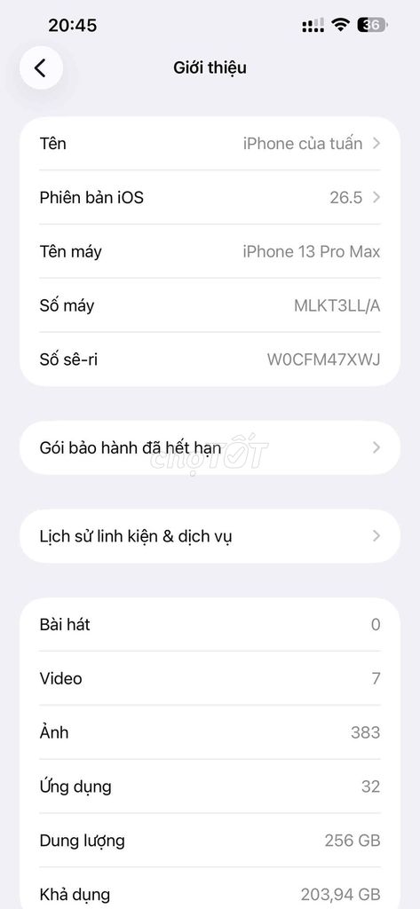 Apple iPhone 13 Pro Max 256GB. Mua bán Điện thoại tại Thành phố Thủ Đức Tp Hồ Chí Minh được đăng bởi lam tuan hình 1