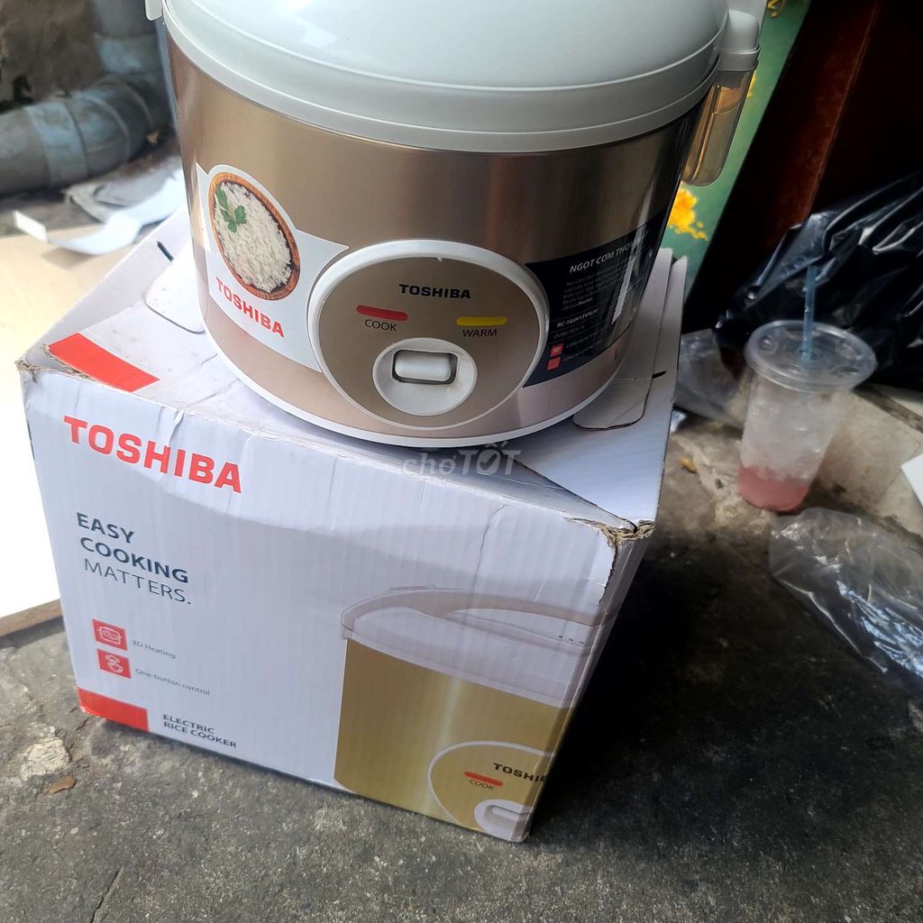 Nồi cơm điện Toshiba 1 lít Vàng đồng. Mua bán Bếp, lò, đồ điện nhà bếp tại Quận 7 Tp Hồ Chí Minh được đăng bởi Tuan hình 1