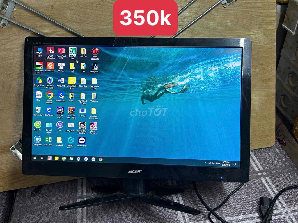 Màn hình Acer 19 inch Đen đã qua sử dụng. Mua bán Phụ kiện (Màn hình, Chuột...) tại Quận Gò Vấp Tp Hồ Chí Minh được đăng bởi Hòa hình 1