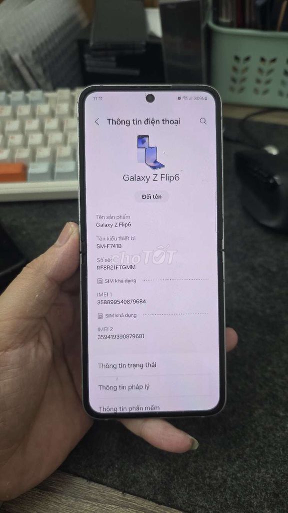 ZFlip6 12GB/256GB đủ màu zin nét nguyên bản. Mua bán Điện thoại tại Quận Thanh Xuân Hà Nội được đăng bởi Shandp thanh xuân hình 1