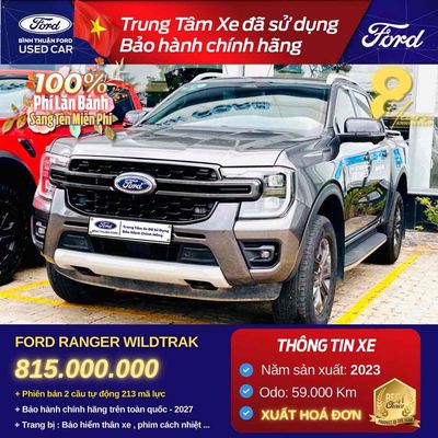 Ford Ranger 2023 Wildtrak 2.0L 4x4 AT - 59000 km. Mua bán Ô tô tại Thành phố Bảo Lộc Lâm Đồng được đăng bởi Hoài Chỉnh Ford