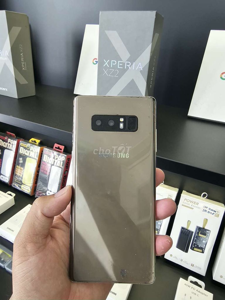 Samsung Note 8 Vàng đồng Màn ám. Mua bán Điện thoại tại Quận Ninh Kiều Cần Thơ được đăng bởi Thinhmobile Cần thơ  hình 1