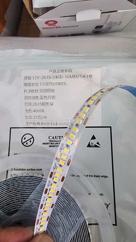 Đèn LED dây 2835 12V 5met 240led. Mua bán Đèn tại Thành phố Thủ Đức Tp Hồ Chí Minh được đăng bởi Beginning Star Lights hình 1