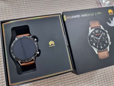 Huawei watch GT2 46mm dây da ; dây Titan Ringke
