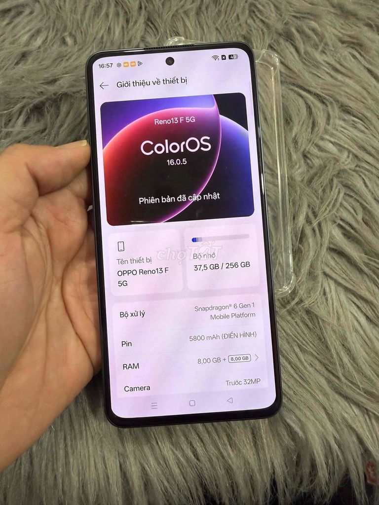 Oppo Reno 13F 5G 256GB vn blue. Mua bán Điện thoại tại Quận Bình Thạnh Tp Hồ Chí Minh được đăng bởi đỗ huy hình 1