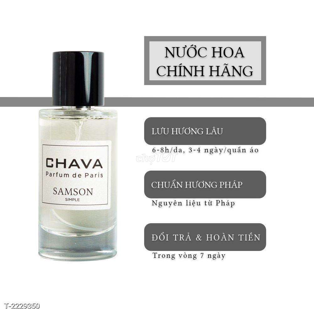 Nước hoa CHAVA SAMSON Nam 50ml Hương biển. Mua bán Nước hoa tại Quận Hà Đông Hà Nội được đăng bởi Cường Huế hình 1