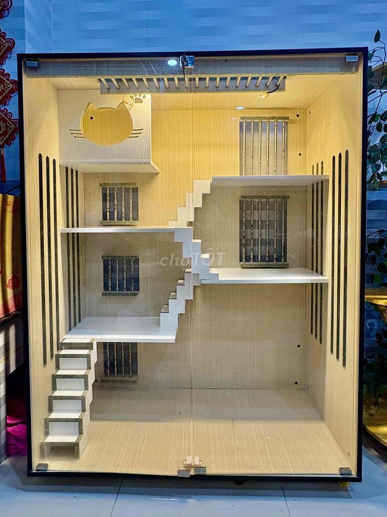 Tủ nhà cho mèo rộng rai sang trọng. Mua bán Phụ kiện, Thức ăn, Dịch vụ tại Quận 12 Tp Hồ Chí Minh được đăng bởi Gy hình 1