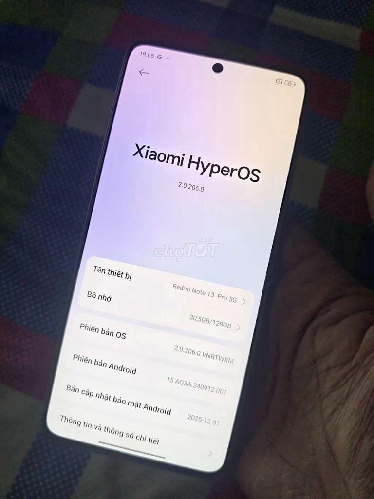 Xiaomi Redmi Note 13 Pro 5G 8GB/128GB . Mua bán Điện thoại tại Huyện Hóc Môn Tp Hồ Chí Minh được đăng bởi Tuấn hình 1