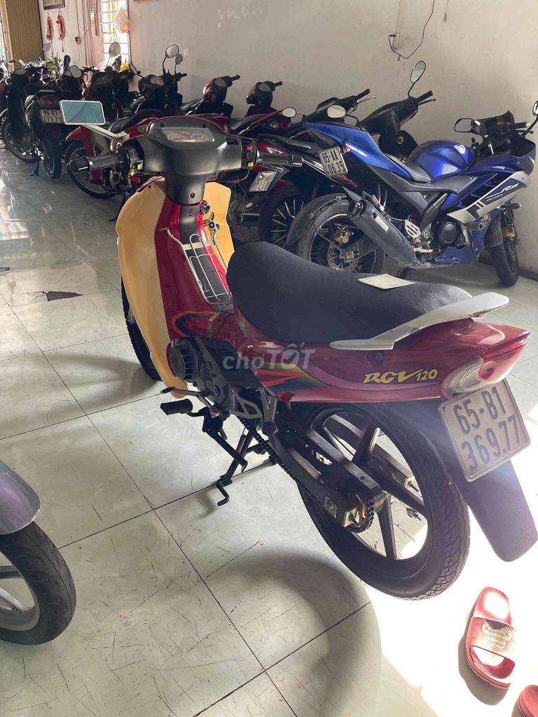 Suzuki RGV 120 Đỏ kem Côn tay. Mua bán Xe máy tại Thành phố Ngã Bảy Hậu Giang được đăng bởi Xe Máy Minh Hiếu Hậu Giang  hình 8