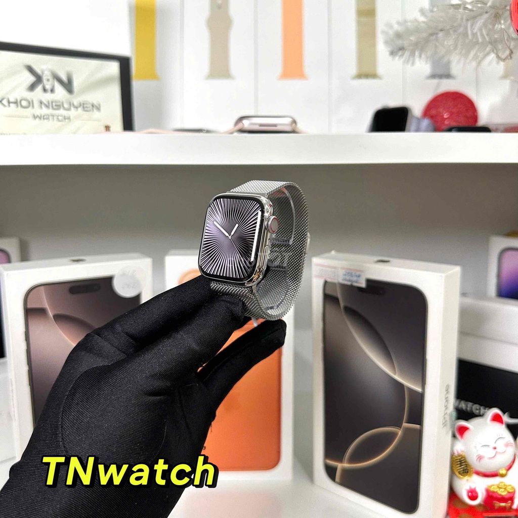 Apple Watch S7 41mm Thép Trắng Mỹ. Mua bán Thiết bị đeo thông minh tại Quận Thanh Xuân Hà Nội được đăng bởi Nguyễn Trương Minh Toàn hình 1