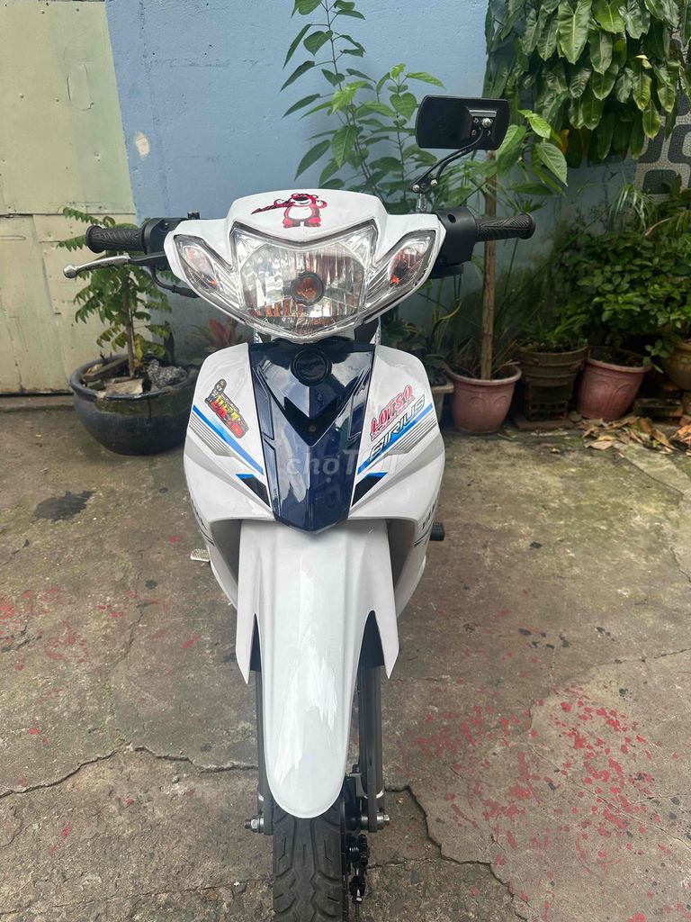 Xe Sirius 50cc màu trắng xanh bánh mâm 16 cây. Mua bán Xe máy tại Quận Bình Tân Tp Hồ Chí Minh được đăng bởi Tâm Công hình 5
