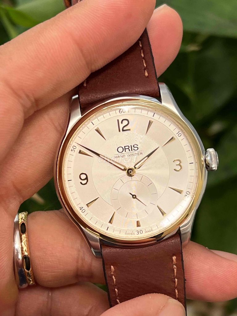 Đồng hồ Oris Artelier Handwing dây da 40mm. Mua bán Đồng hồ tại Quận 7 Tp Hồ Chí Minh được đăng bởi CuboNguyen hình 1
