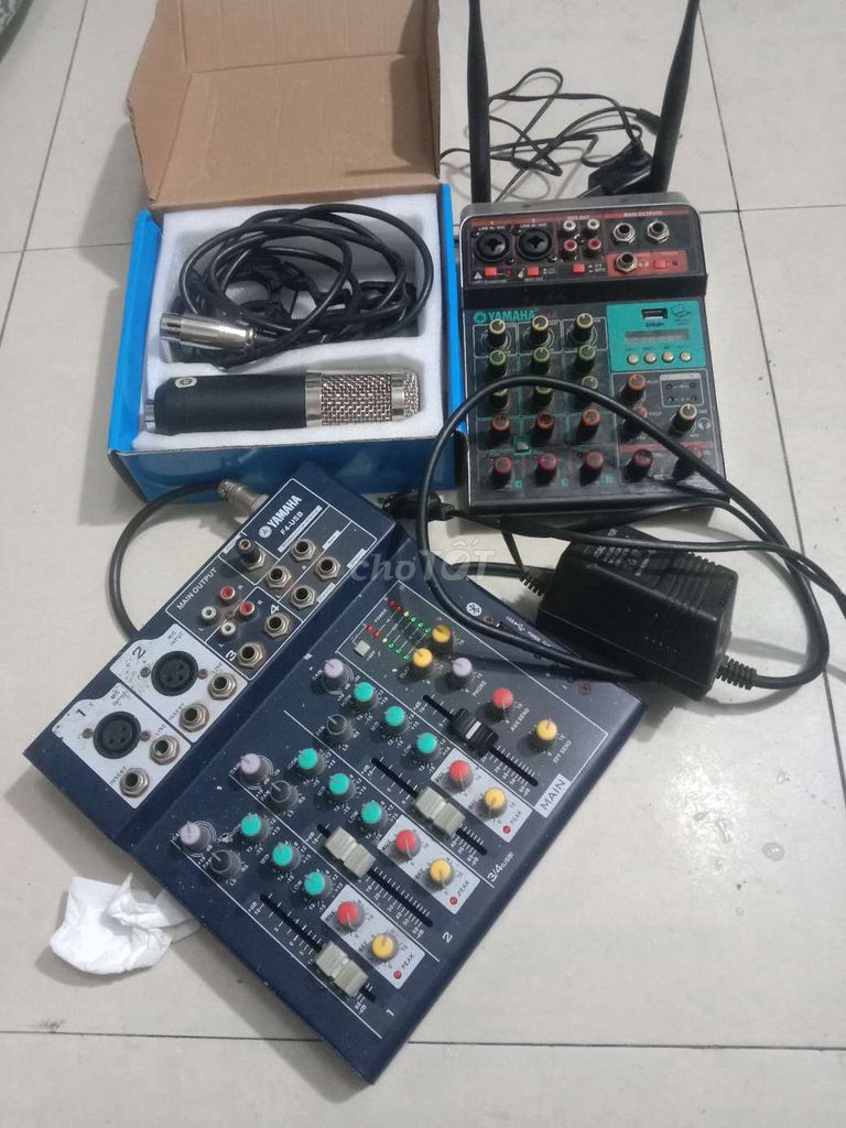 Bàn mixer Yamaha F4-USB Đen, Xanh. Mua bán Tivi, Âm thanh tại Quận Cầu Giấy Hà Nội được đăng bởi Trịnh Thị  Xoan hình 1