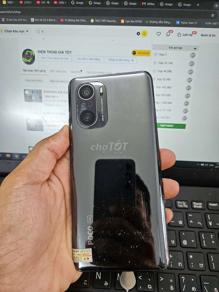 XIAOMI POCO F3 8GB.256GB SNAP 870 ZIN FULL CN. Mua bán Điện thoại tại Quận Bình Thạnh Tp Hồ Chí Minh được đăng bởi Dân Mobile hình 1