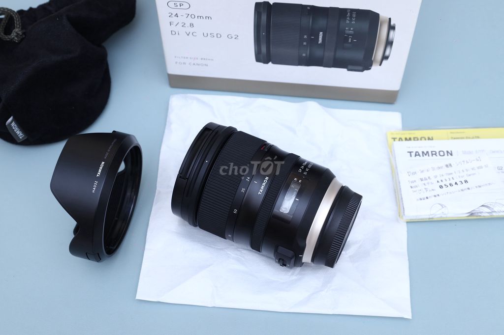 Ống kính Tamron SP 24-70mm f/2.8 G2. Mua bán Máy ảnh, Máy quay tại Thành phố Thủ Đức Tp Hồ Chí Minh được đăng bởi Minh Phi Store hình 1
