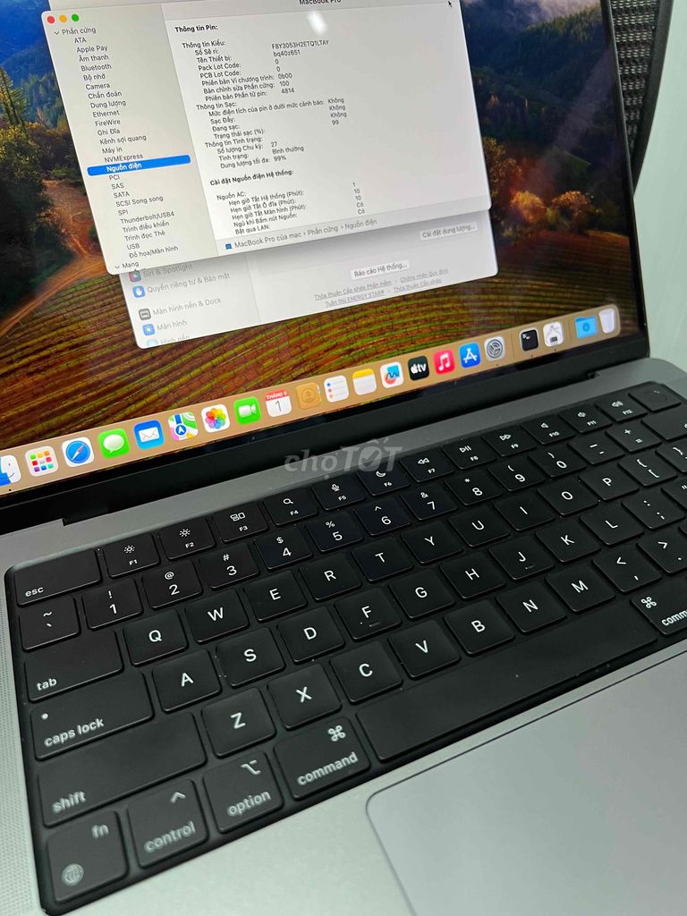 Macbook Pro 14 inch 2021 M1 Pro ram 32gb cực mạnh