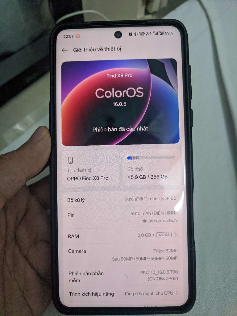 (máy trần) Oppo Find X8 Pro 256GB Xanh ngọc. Mua bán Điện thoại tại Quận Gò Vấp Tp Hồ Chí Minh được đăng bởi Phi Hùng hình 1