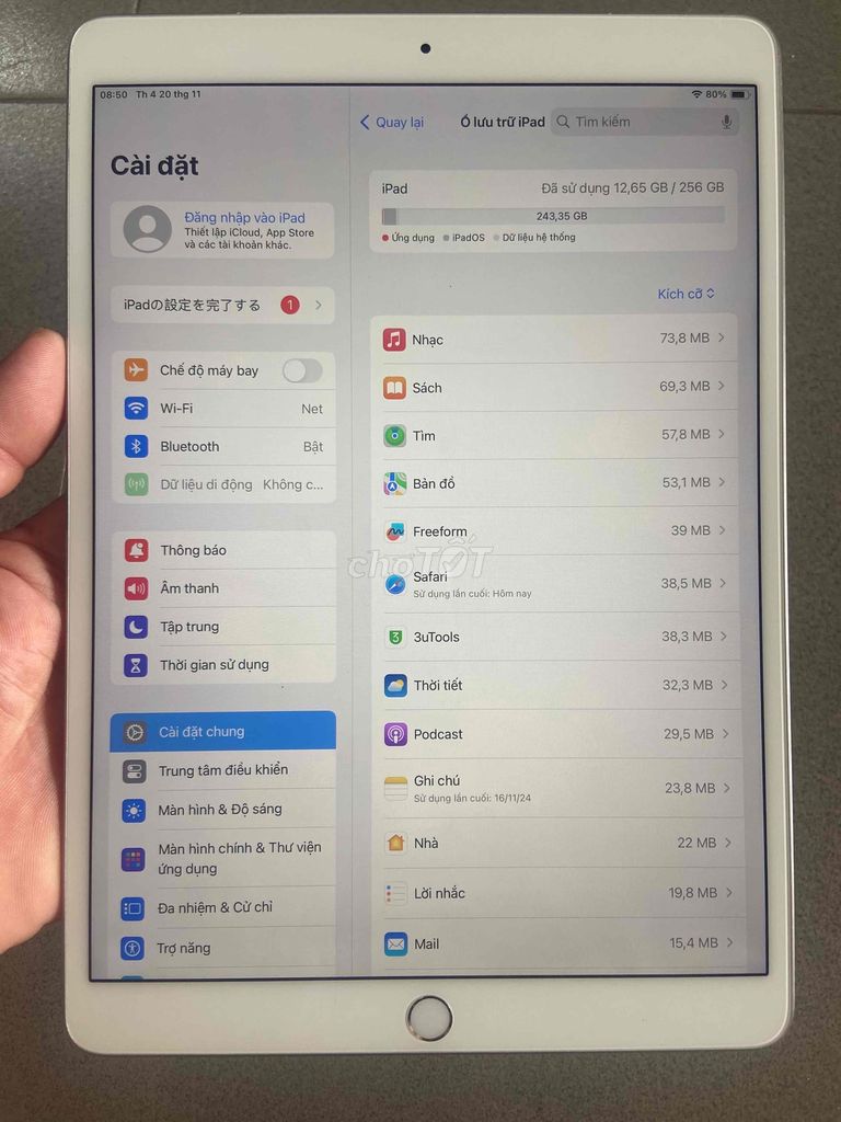 IPad Pro 10.5 Inch ( 256GB) Sách Tay Nhật