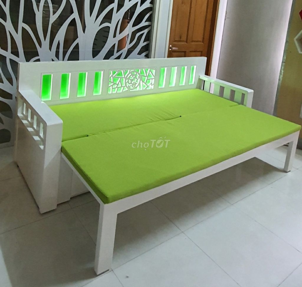 0918540099 - Sofa Kéo Mở Thành Giường. Có Đèn. Tặng Nệm 2tr!