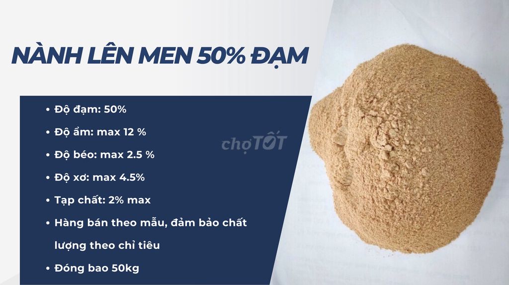 Men Bia 40 – 50% Đạm gyukm