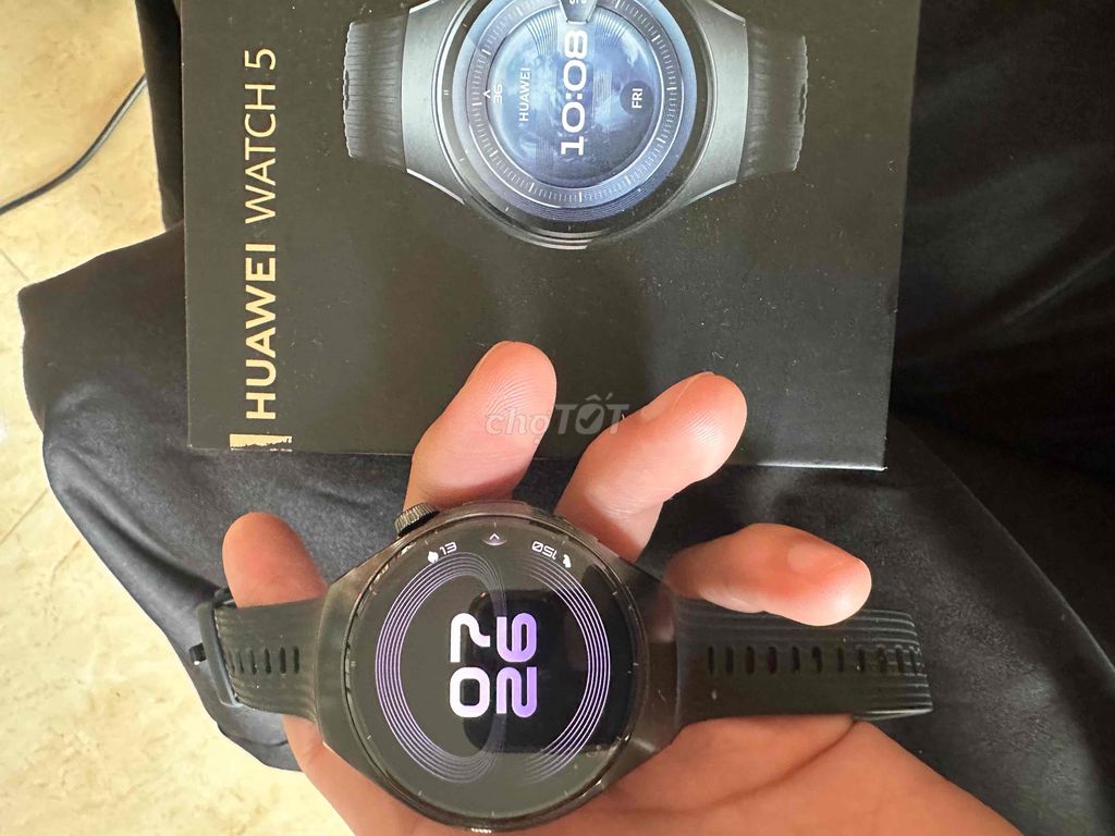 Huawei Watch 5 Đen 46mm Mới 99%. Mua bán Thiết bị đeo thông minh tại Quận Cẩm Lệ Đà Nẵng được đăng bởi Đinh Viết Huy hình 1