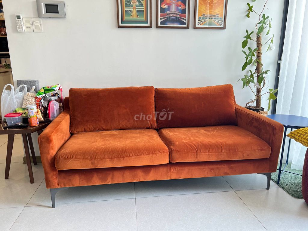 Thanh lý sofa 2 chỗ Astha Rust 1m75 - hiệu Chổi Xể. Mua bán Bàn ghế tại Thành phố Thủ Đức Tp Hồ Chí Minh được đăng bởi anhduyvodinh hình 2