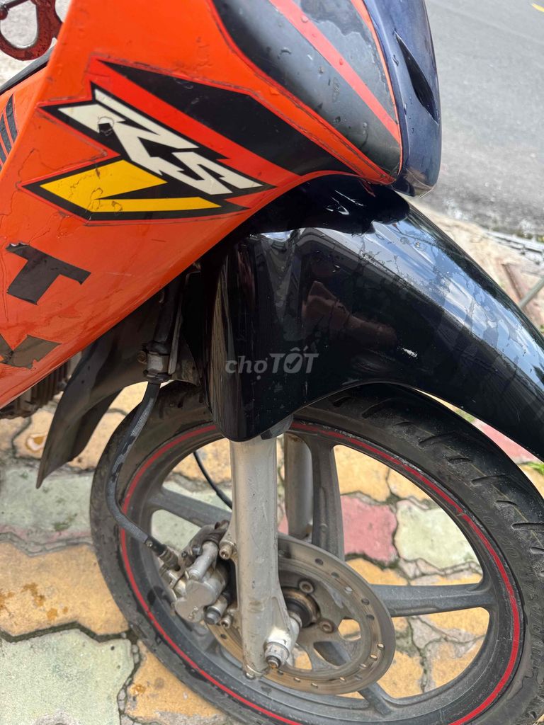 Honda Wave 100 Repsol чёрно-оранжевый