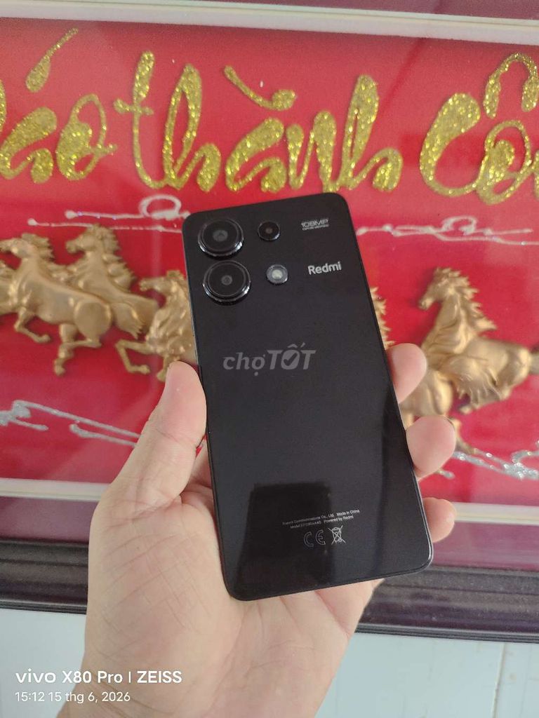 Xiaomi Redmi Note 13 8GB/128GB Đen. Mua bán Điện thoại tại Thành phố Biên Hòa Đồng Nai được đăng bởi Tùng phát  hình 1