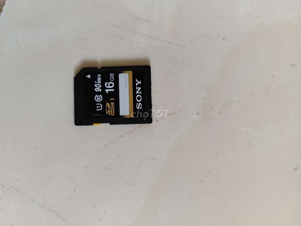 Thẻ nhớ SD Sony 16GB. Mua bán Phụ kiện (Màn hình, Chuột...) tại Thị xã Duyên Hải Trà Vinh được đăng bởi Luc  hình 1