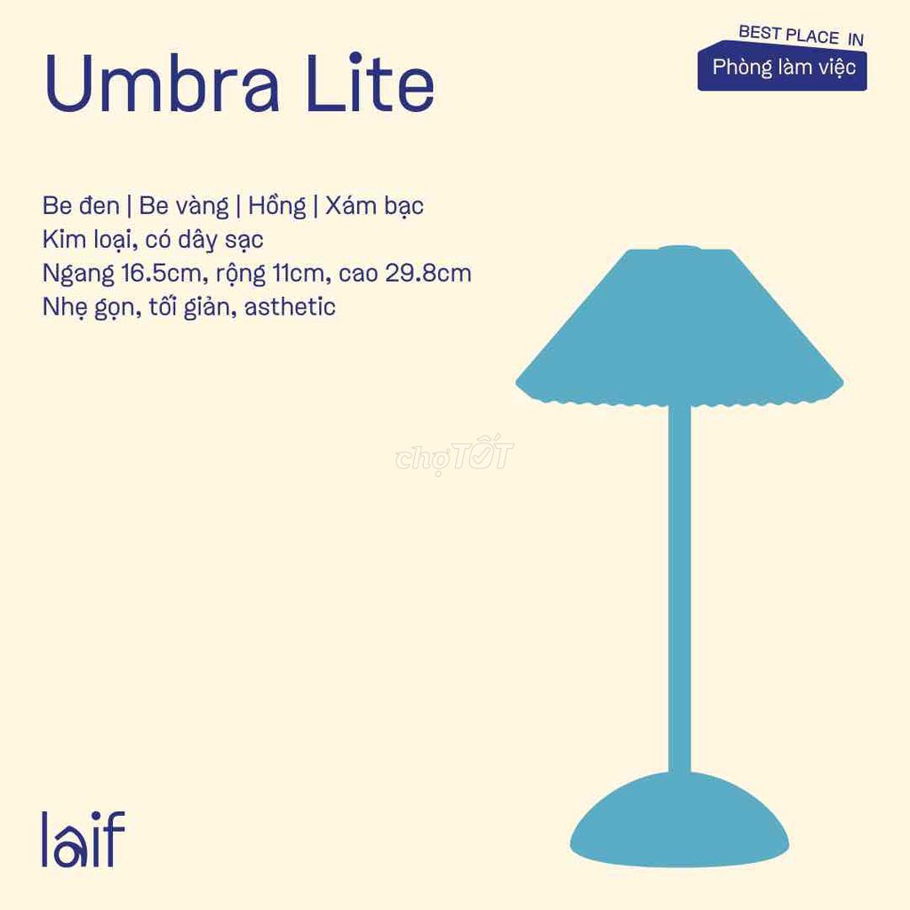 Umbra Lite - Đèn ngủ, đèn trang trí phòng mới 100%