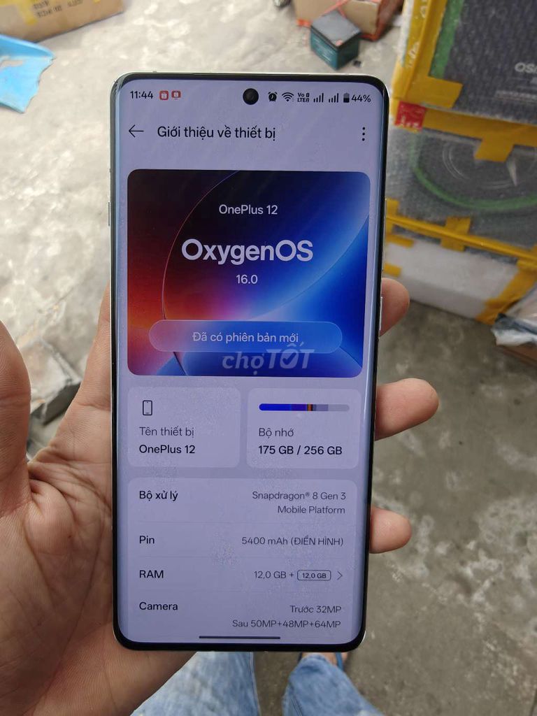 OnePlus 12 512GB Trắng. Mua bán Điện thoại tại Quận Ngũ Hành Sơn Đà Nẵng được đăng bởi vá xe điện hình 1