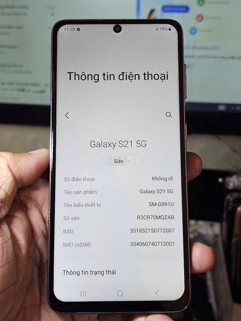 samsung s21 5G mỹ đẹp 98% giá rẻ . Mua bán Điện thoại tại Quận 8 Tp Hồ Chí Minh được đăng bởi Thiên Hòa mobile  hình 1