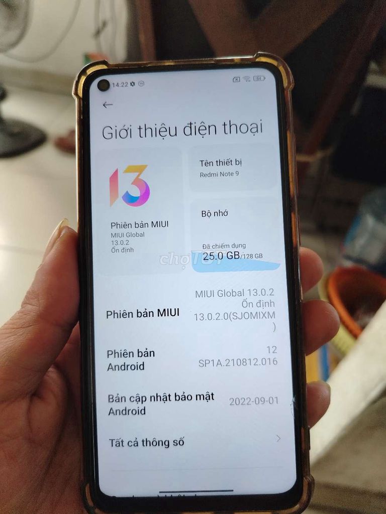 Xiaomi Redmi Note 9 6GB/128GB Xanh rêu. Mua bán Điện thoại tại Thị xã Bến Cát Bình Dương được đăng bởi người vận chuyển  hình 1