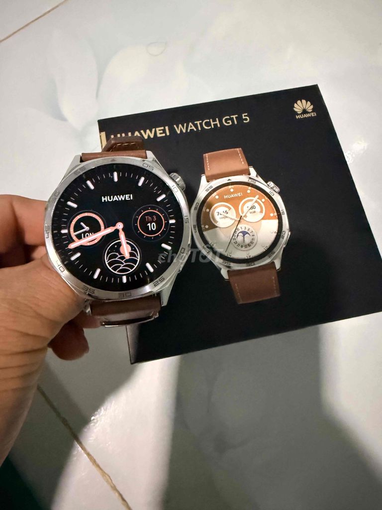 Huawei Watch GT 5 Nâu. Mua bán Thiết bị đeo thông minh tại Huyện Hóc Môn Tp Hồ Chí Minh được đăng bởi Tin Phạm hình 1