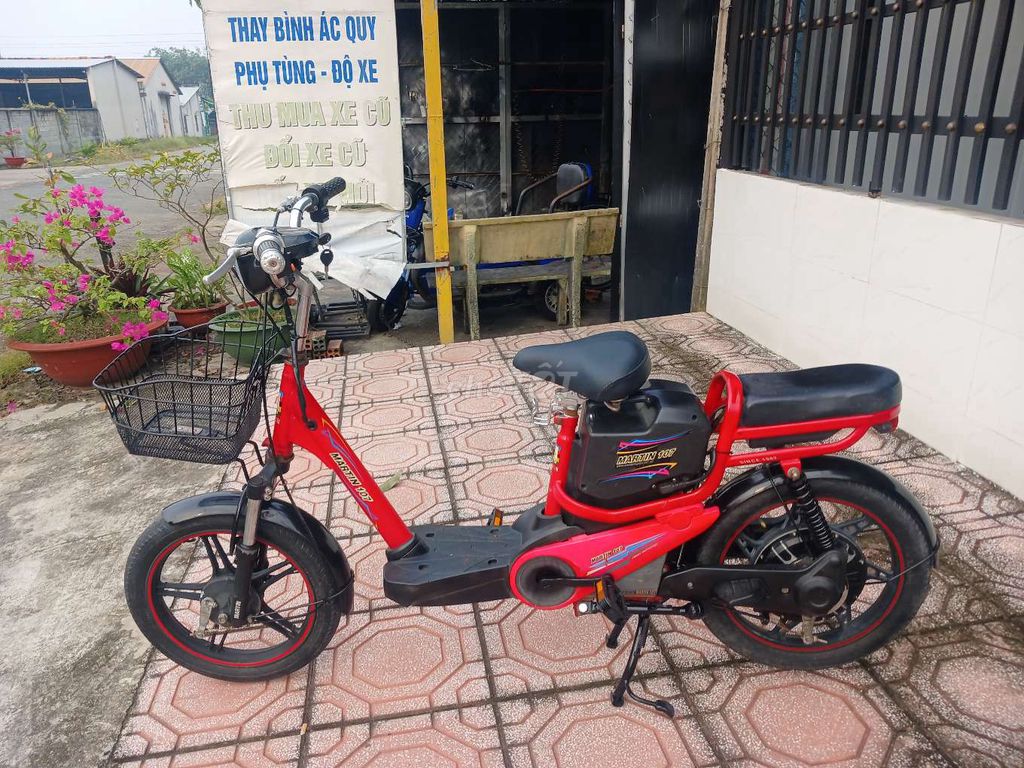 Xe điện chính hãng méc tin 107. Mua bán Xe điện tại Thị xã Bến Cát Bình Dương được đăng bởi Nguyễn Thị ngoan hình 2