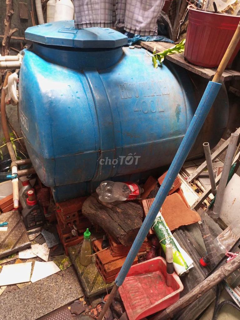 Bồn chứa nước Nhựa 400L Xanh đã sử dụng. Mua bán Nội thất, đồ gia dụng khác tại Huyện Hóc Môn Tp Hồ Chí Minh được đăng bởi Thi Le hình 1
