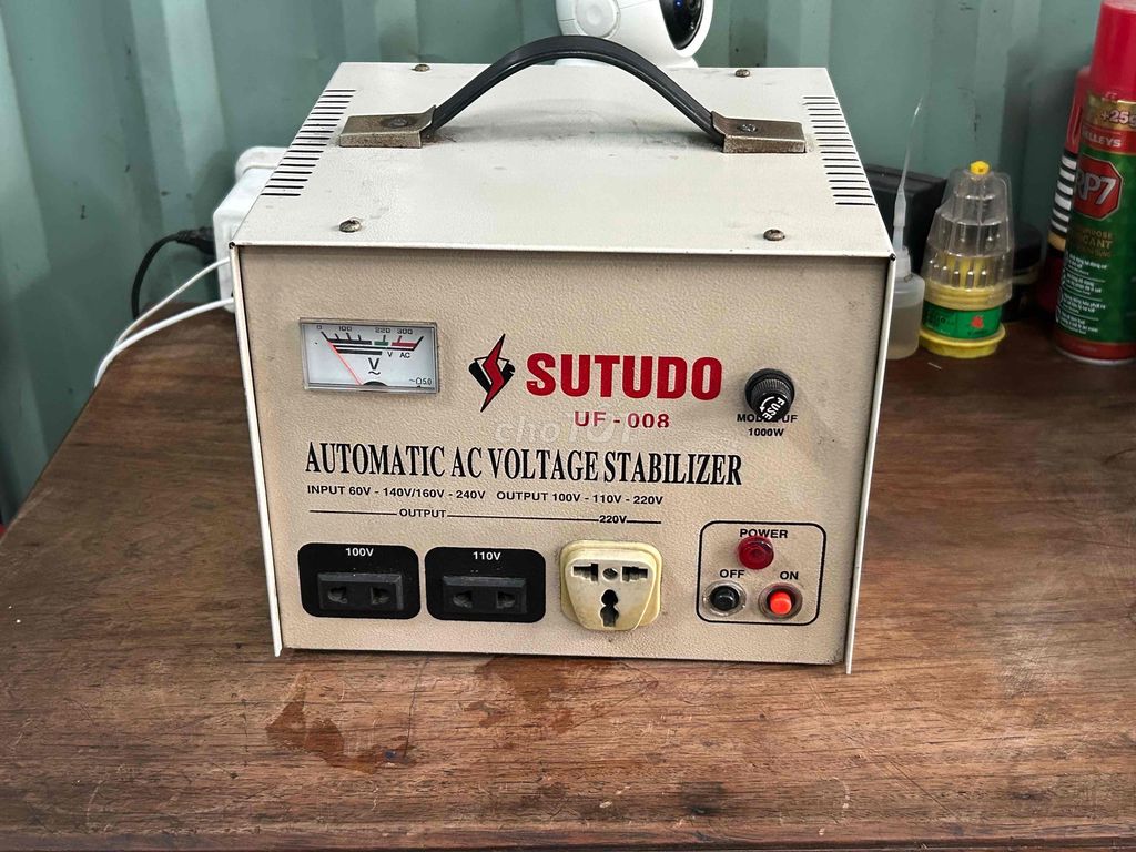 Ổn áp SUTUDO 1KW. Mua bán Đồ chuyên dụng, Giống nuôi trồng tại Quận 12 Tp Hồ Chí Minh được đăng bởi Anh Tài hình 1